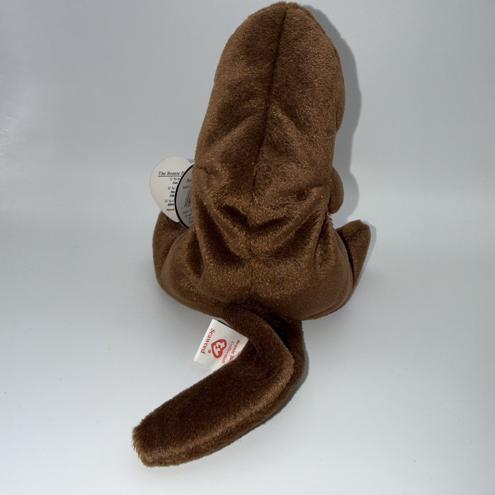 TY Beanie Baby Seaweed The Otter Style #4080 With Tag 1995/1996 PVC Retired - Picture 3 of 8